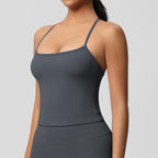 Yoga pants solid color long sleeved beautiful back sports short sleeved slim fit fitness pants set